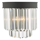 Celeus 2 Light Wall Light Anthracite & Crystal dar Lighting