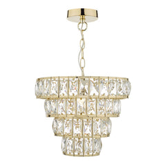 Cerys Gold Pendant Dar Lighting CER0135