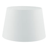Cezanne White Faux Silk Tapered Drum Shade 45cm