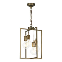 David Hunt Lighting Chiswick 4 Light Pendant Antique Brass