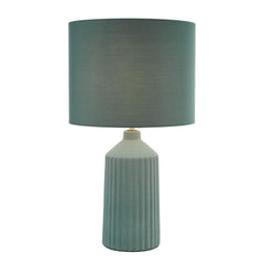 dar Lighting Chloris Large Table Lamp Green With Shade