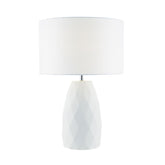 Ciara Table Lamp White With Shade