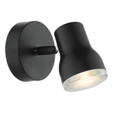 Clint Bathroom Wall Spotlight Matt Black IP44