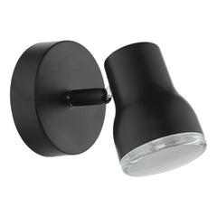 Clint Bathroom Wall Spotlight Matt Black IP44