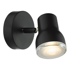 Clint Bathroom Wall Spotlight Matt Black IP44