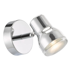Clint Bathroom Wall Spotlight Polished Chrome IP44