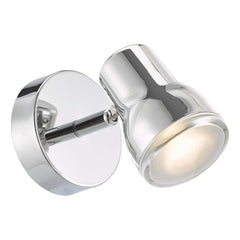 Clint Bathroom Wall Spotlight Polished Chrome IP44