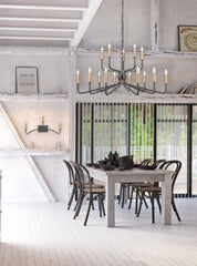 Franklite Kasteel 15lt Chandelier FL2455-15