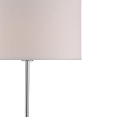 Delta Floor Lamp Polished Chrome With Shade