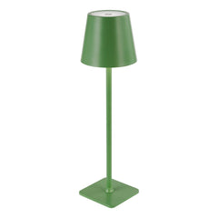 Derrick Rechargeable Outdoor Table Lamp Satin Green LED IP54