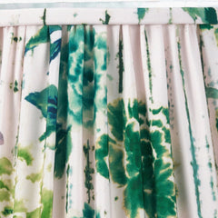 Kyoto Flower Pleated Shade Emerald