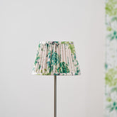Kyoto Flower Pleated Shade Emerald