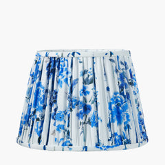 Kyoto Flower Pleated Shade Cobalt