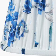 Kyoto Flower Pleated Shade Cobalt