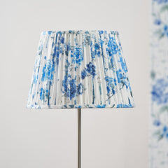 Kyoto Flower Pleated Shade Cobalt
