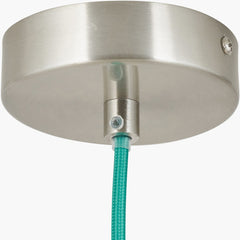 Brera Rattan Ceiling Pendant Emerald Green