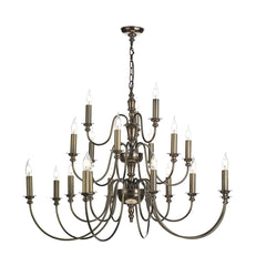 David Hunt Lighting Dickens 21 Light Bronze DIC2163