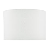 Dolce White Cotton Drum Shade 30cm