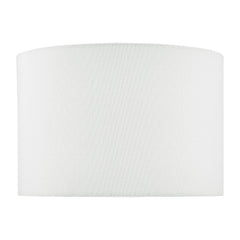 Dolce White Cotton Drum Shade 30cm