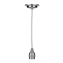 David Hunt Lighting Duxford Suspension Nickel Chrome DUX6550