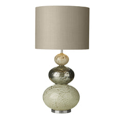 David Hunt Lighting Boavista Table Lamp Volcanic Silver Glass Base Only BOA4355