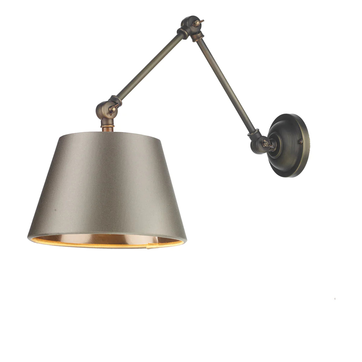 David Hunt Lighting Hoxton Wall Light Almond Cream HOX0775