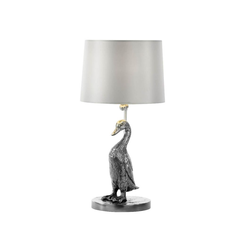 David Hunt Lighting Puddle Table Lamp Pewter Base Only PUD4267