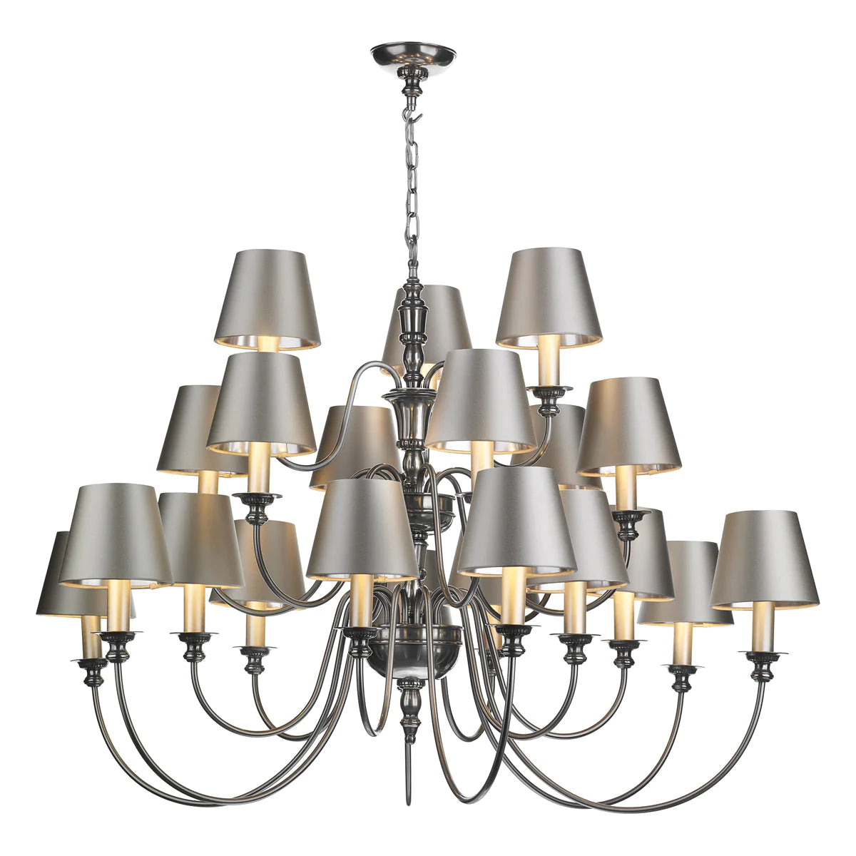 David Hunt Lighting Dickens 21 Light Pewter collection