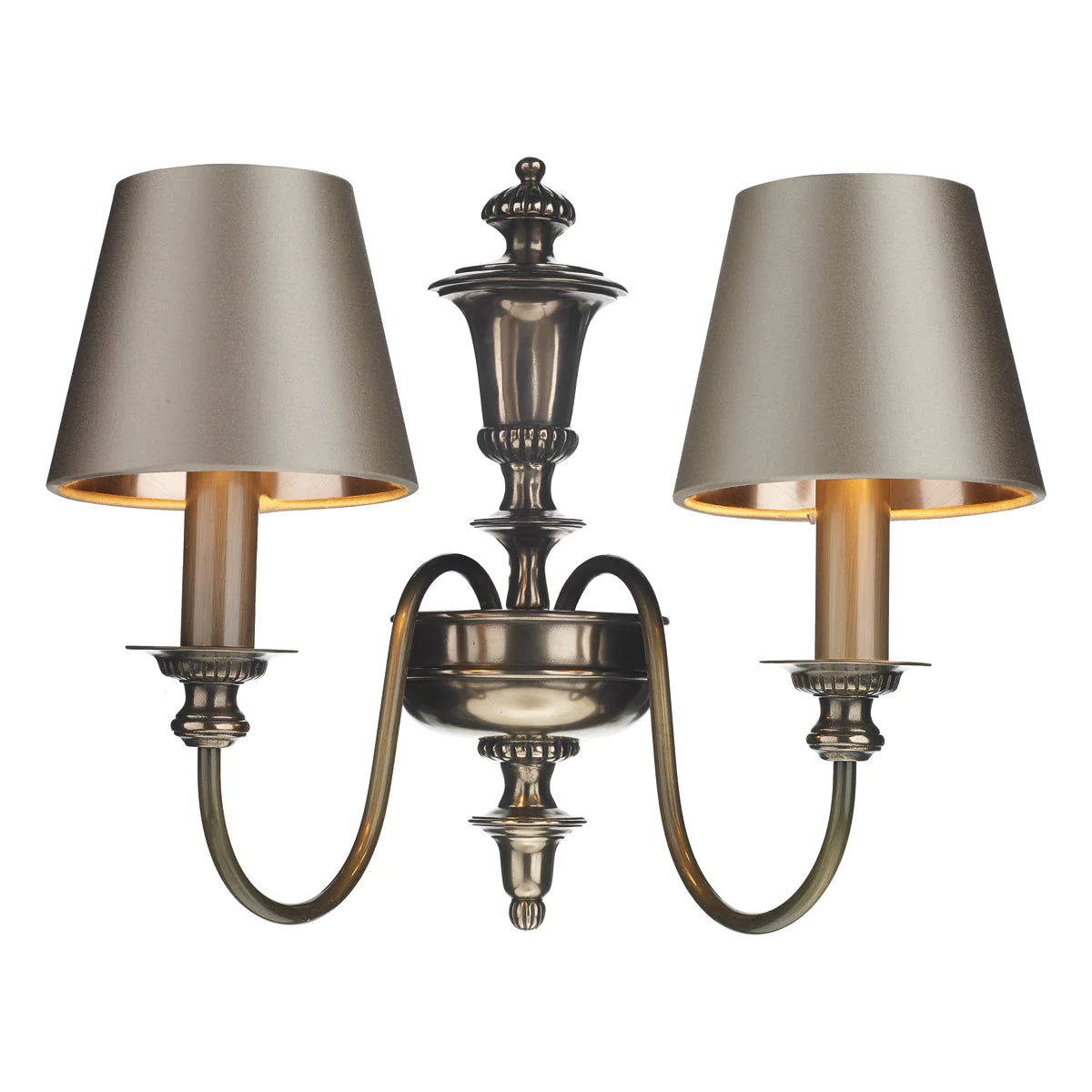 David Hunt Lighting Dickens Double Wall Light Bronze collection