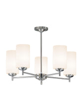 Franklite, Decima 5lt Fitting. Satin Nickel