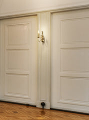 Franklite, Delft 1Lt Bracket. Polished Brass