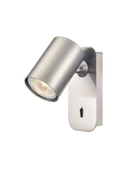 Franklite Duet 1lt Spotlight In Satin Nickel