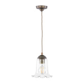 Ebba Pendant Antique Brass and Glass