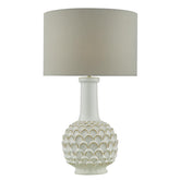 Edlyn Table Lamp White Ceramic With Shade