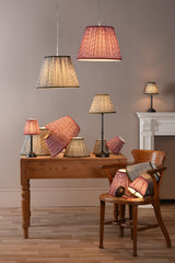 Esther Red Cotton Empire Shade 40cm