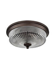 Franklite, Emerson Dark Brown Flush Ceiling Fitting