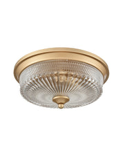 Franklite, Emerson Gold Painted Flush Ceiling Fitting