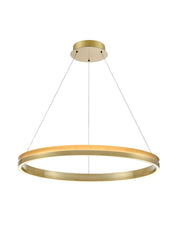 Eternity 800mm Satin Brass LED Pendant