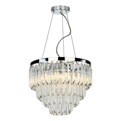 Fame 5 Light Pendant Polished Nickel