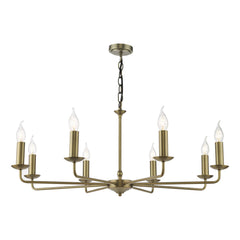 Favian 8 Light Pendant Matt Bronze Fitting Only