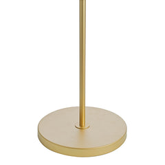 Fenella 3 Light Floor Lamp Gold Leaf and Seagrass