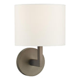 Ferrara Wall Light Brushed Bronze With Shade