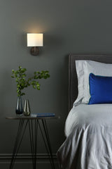 Ferrara Wall Light Brushed Bronze With Shade
