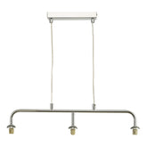 Feya 3 Light Bar Pendant Polished Chrome Frame Only