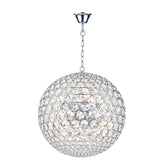 Fiesta 8 Light Pendant Crystal and Polished Chrome