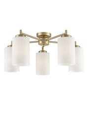 Franklite, Decima 5 light Fitting (Down) Bronze