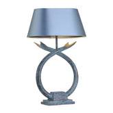 Fluke Table Lamp Verdigris Base Only