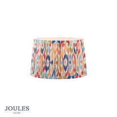 Joules Folly Multi Coloured Ikat Tapered Drum Shade 25cm