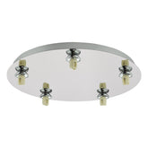 Foley 5 Light Flush Polished Chrome Fitting Only