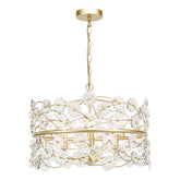 Fonda 3 Light Pendant Satin Gold and Glass